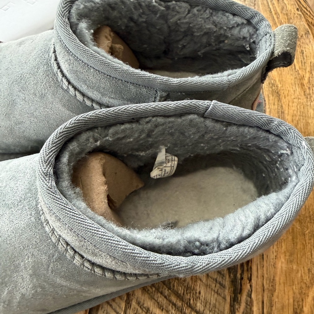Gray UGG Classic mini - image 4
